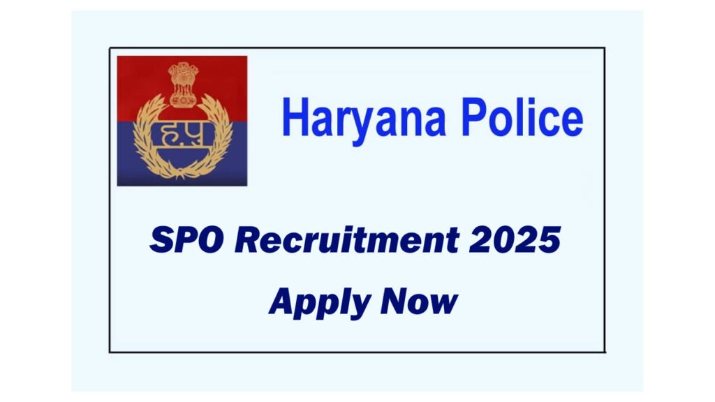 Haryana Special Police Officer Recruitment 2025